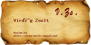 Virág Zsolt névjegykártya