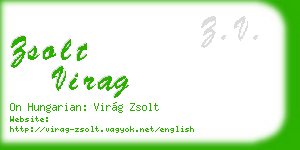 zsolt virag business card